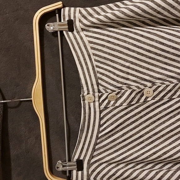 Madewell Skirt size 4 striped black/white - Picture 2 of 4